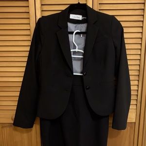 Black Pencil Skirt Suit